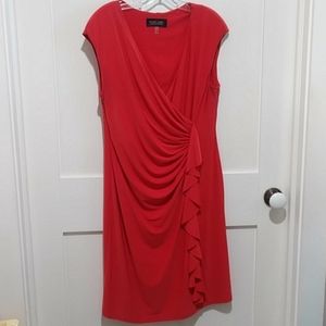 Evan Picone Black Label Pumpkin Dress